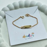 Tiny Steps Bracelet 1.78 Grams, 14KT Gold